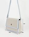 Tommy Hilfiger Solid Blue Polyester Sling Bags