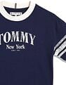 Tommy Hilfiger Girls Blue Logo T-Shirt