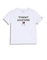 Tommy Hilfiger Kids Boys Logo Regular-Fit Cotton T-Shirt