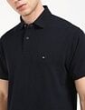 Tommy Hilfiger Solid Regular-Fit Cotton Polo Shirt