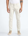 Flying Machine Slash Slim Tapered Fit Printed Trousers