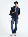 Flying Machine Horizontal Stripe Slim Fit Shirt