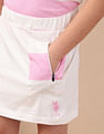U.S. Polo Assn. Kids Girls Solid Mini Pencil Skirt
