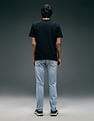 Flying Machine Slash Slim Tapered Fit Jeans