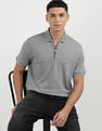 Tommy Hilfiger Cotton Zip Regular Polo Shirt