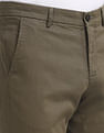 Arrow Sport Slim Fit Textured Trousers
