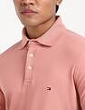 Tommy Hilfiger Solid Slim-Fit Cotton Polo Shirt