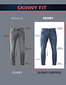 U.S. Polo Assn. Denim Co. Henry Tapered Cropped Fit Khaki Jeans