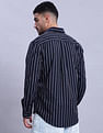 Tommy Hilfiger Striped Regular Fit Plain Woven Shirt