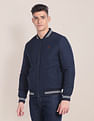 U.S. Polo Assn. Striped Detail Bomber Jacket