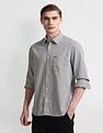 Arrow Sport Point Collar Floral Print Shirt