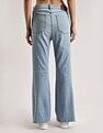 Calvin Klein Jeans Light-Wash Mid Rise Bootcut Jeans