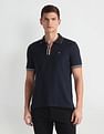 Arrow Sports Tipped Collar Solid Polo Shirt