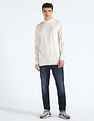 Flying Machine Slash Slim Tapered Fit Whiskered Jeans