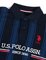 U.S. Polo Assn. Kids Boys Graphic Printed Regular Fit Polo Shirt