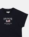 Tommy Hilfiger Kids Girls Logo Relaxed-Fit Cotton T-Shirt