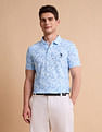 U.S. Polo Assn. Floral Printed Pure Cotton Polo Shirt