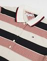 Tommy Hilfiger Regular Fit Horizontal Striped Polo Shirt