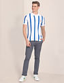 U.S. Polo Assn. Cotton Vertical Stripe Polo Shirt