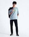 Flying Machine Slash Slim Tapered Rinsed Jeans