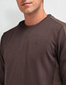 Arrow Textured Regular Fit Sweatshirt
