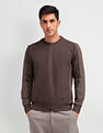 Arrow Textured Regular Fit Sweatshirt