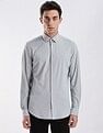 Calvin Klein Jeans Solid Slim Fit Plain Woven Shirt