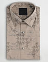 Arrow Slim Fit Textured Pattern Shirt