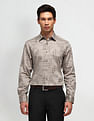 Arrow Slim Fit Textured Pattern Shirt
