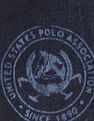 U.S. Polo Assn. Unisex Adults Indigo Triple Layer Anti Bacterial Seamless Reusable Face Mask