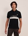 U.S. Polo Assn. Horizontal Striped Cotton Polo Shirt