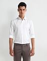 Arrow Newyork Manhattan Slim Self-design Cotton Shirt
