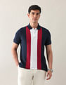 Arrow Sport Pure Cotton Colourblocked Polo Shirt