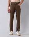 U.S. Polo Assn. Denim Co. Brandon Slim Tapered Fit Brown Jeans