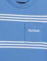 Tommy Hilfiger Kids Boys Striped Regular-Fit Cotton T-Shirt
