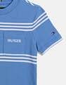 Tommy Hilfiger Kids Boys Striped Regular-Fit Cotton T-Shirt