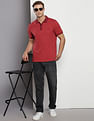Calvin Klein Two Tone Micro Structure Polo Shirt