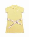 U.S. Polo Assn. Kids Girls Solid A Line Polo Dress