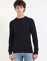 Tommy Hilfiger Cable-Knit Regular-Fit Cotton Sweater