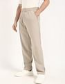 Calvin Klein Jeans Relaxed-Fit Solid Mid Rise Trouser