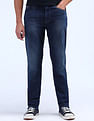 Flying Machine Slash Slim Tapered Fit Jeans