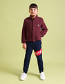 U.S. Polo Assn. Kids Solid Sherpa Knit Jacket