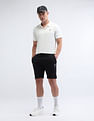 USPA Active Mid Rise Solid Active Shorts