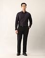 Arrow Textured Slim Fit Ceremonial Shirt