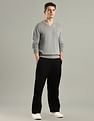 Tommy Hilfiger Solid Regular-Fit Cotton Sweater