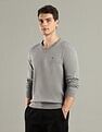 Tommy Hilfiger Solid Regular-Fit Cotton Sweater