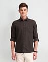 Arrow Sport Tailored Fit Herringbone Shirt
