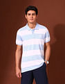 U.S. Polo Assn. Horizontal Striped Working Holiday Polo Shirt
