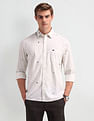 Arrow Sport Geometric Print Cotton Shirt