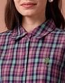 U.S. Polo Assn. Women Tartan Check Twill Shirt